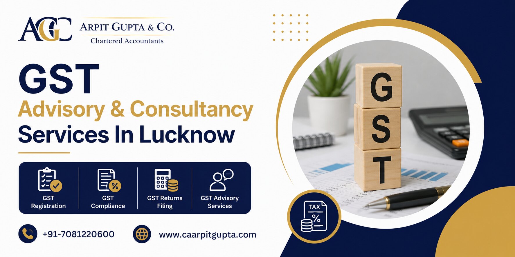 GST Advisory & Consultancy Services In Lucknow | CA Arpit Gupta & Co.