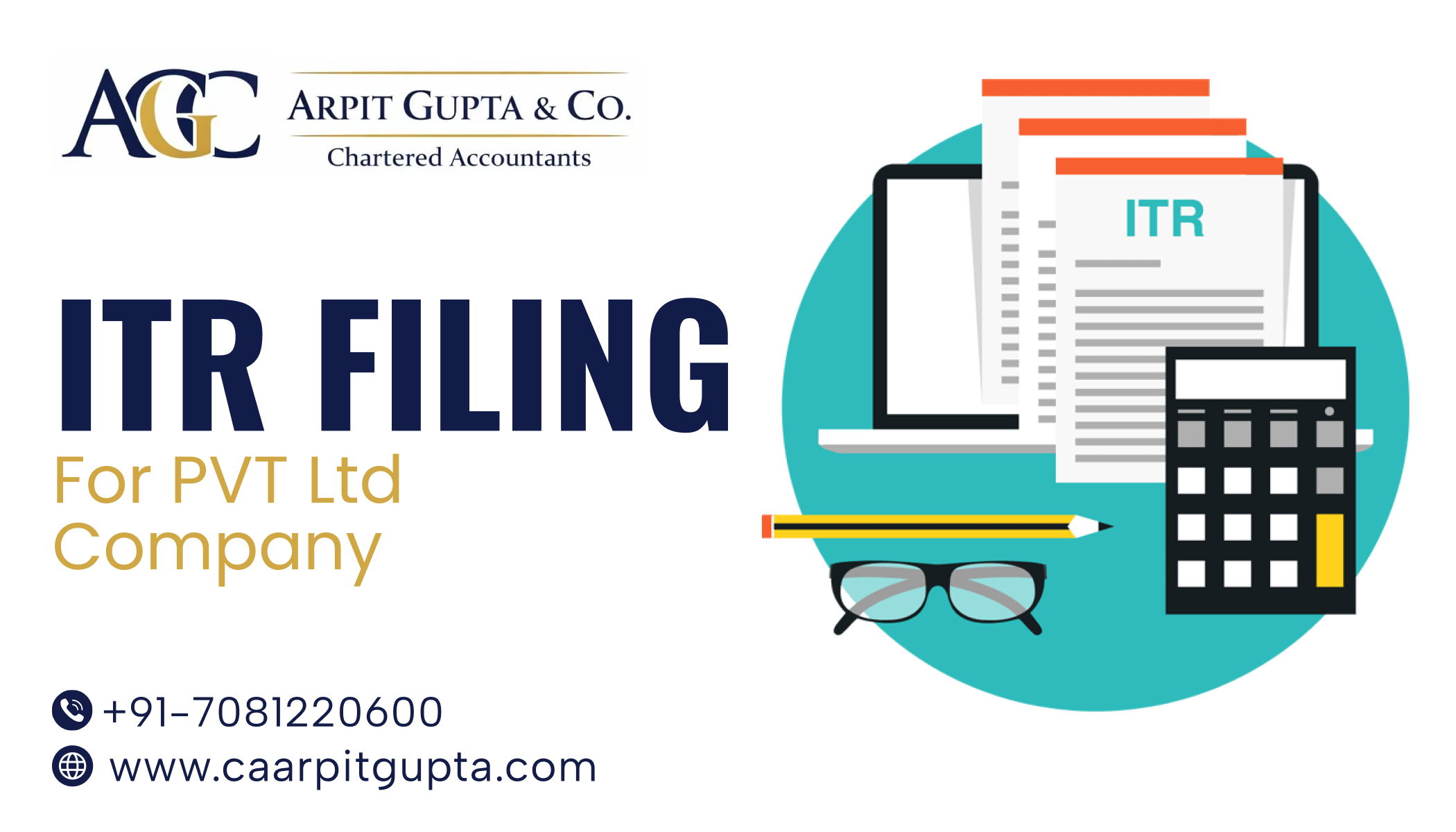 ITR Filing for PVT Ltd Company  in Lucknow | CA Arpit Gupta & Co.