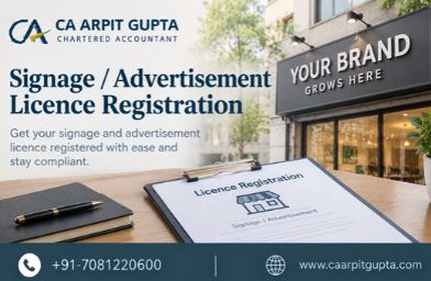 Signage / Advertisement Licence Registration
